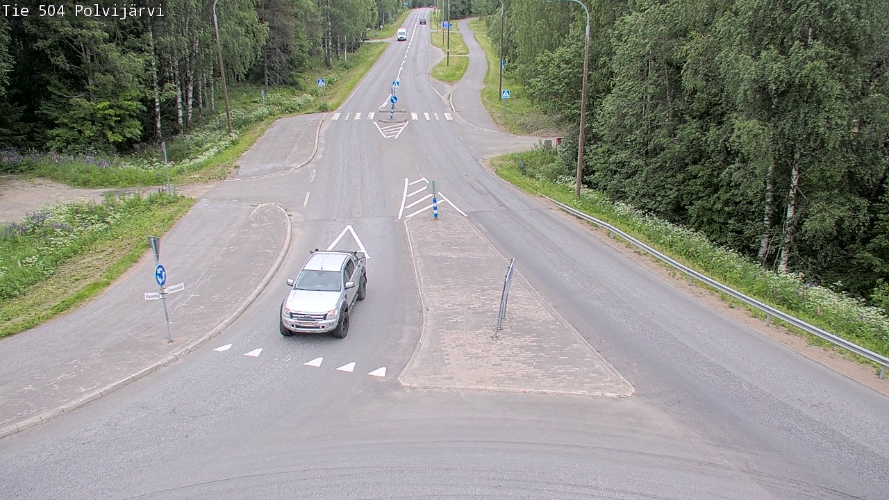 Kelikamerat Kuva Tie 504 Polvijärvi, Polvijärvi, Pohjois-Karjala