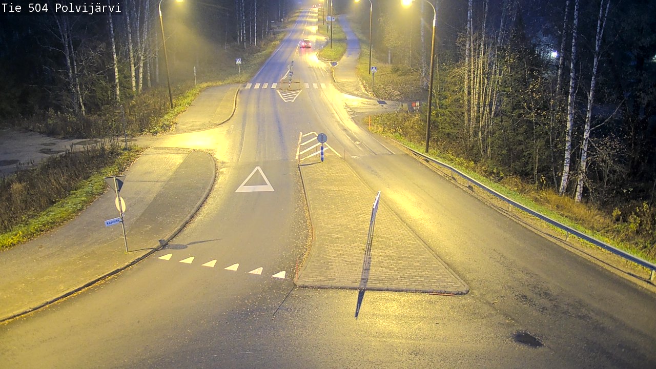 Kelikamerat Kuva Tie 504 Polvijärvi, Polvijärvi, Pohjois-Karjala