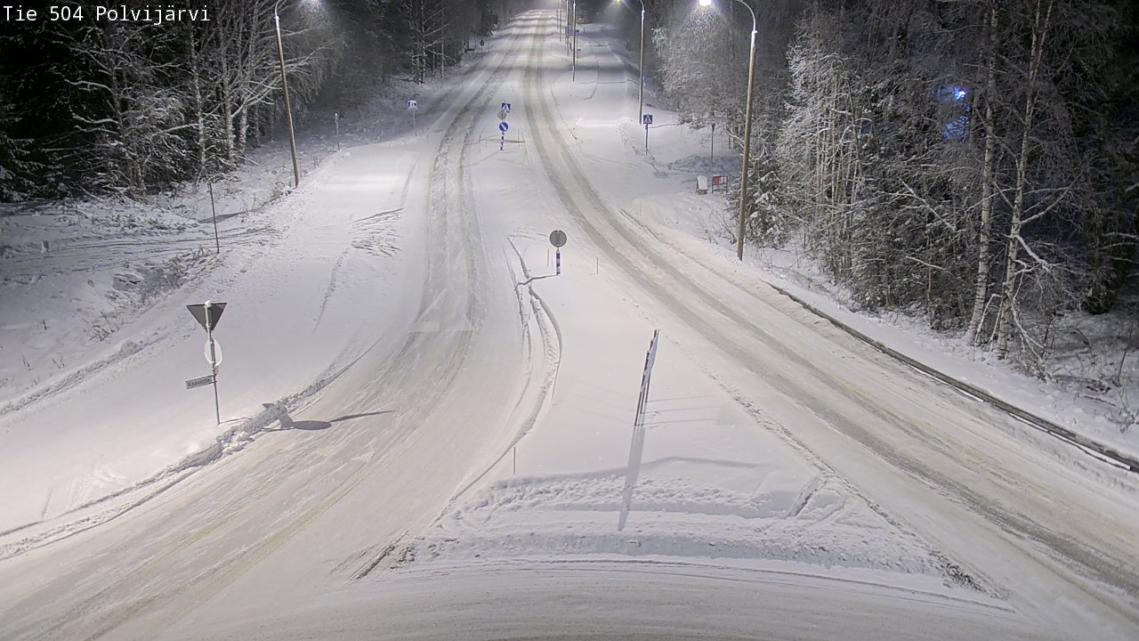 Kelikamerat Kuva Tie 504 Polvijärvi, Polvijärvi, Pohjois-Karjala