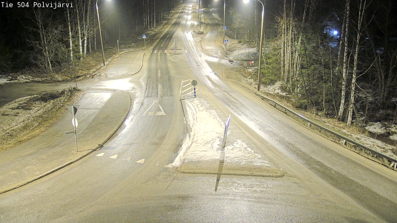 Weather Camera Image Road 504 Polvijärvi, Polvijärvi, Pohjois-Karjala
