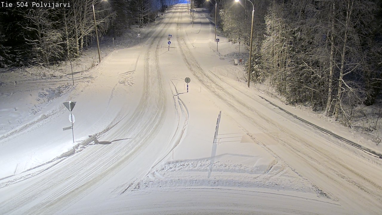 Kelikamerat Kuva Tie 504 Polvijärvi, Polvijärvi, Pohjois-Karjala