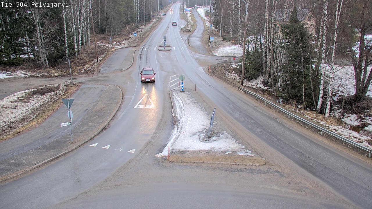Weather Camera Image Road 504 Polvijärvi, Polvijärvi, Pohjois-Karjala