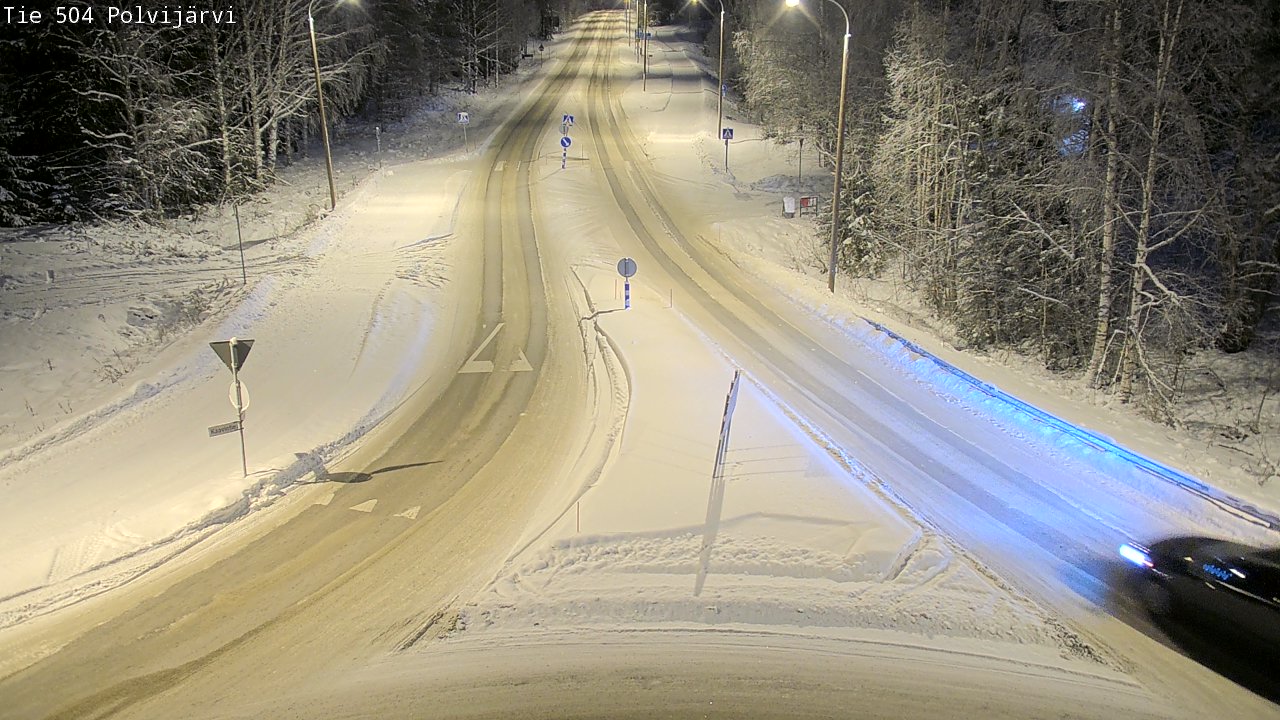 Kelikamerat Kuva Tie 504 Polvijärvi, Polvijärvi, Pohjois-Karjala