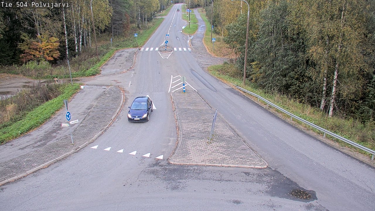 Kelikamerat Kuva Tie 504 Polvijärvi, Polvijärvi, Pohjois-Karjala