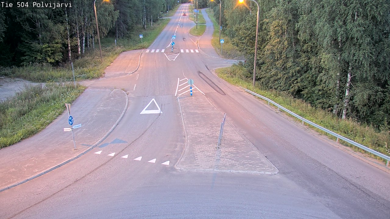 Weather Camera Image Road 504 Polvijärvi, Polvijärvi, Pohjois-Karjala