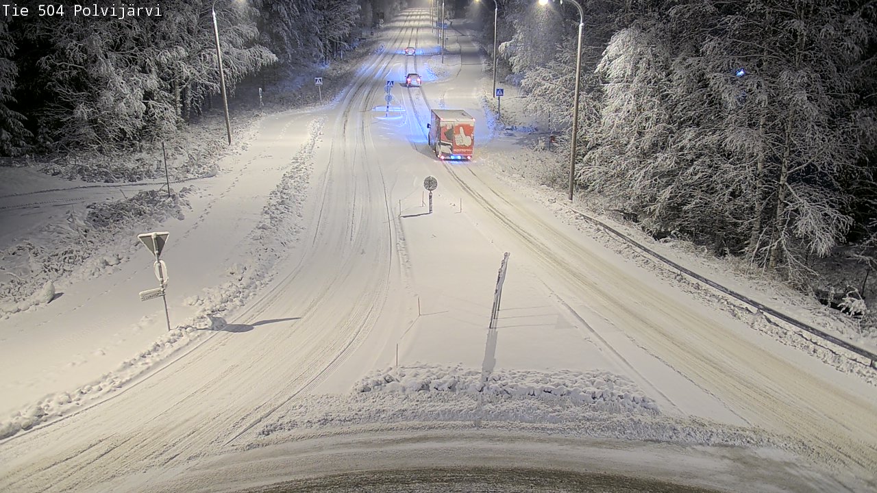 Kelikamerat Kuva Tie 504 Polvijärvi, Polvijärvi, Pohjois-Karjala