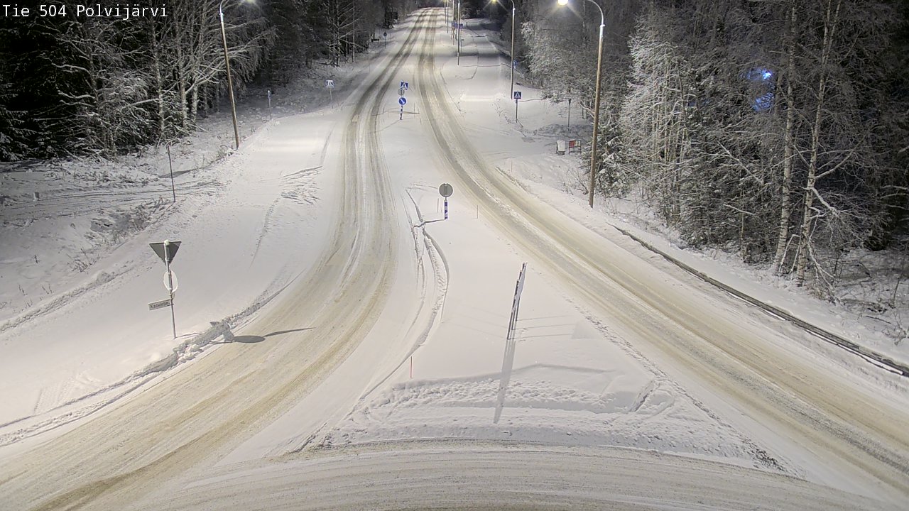 Kelikamerat Kuva Tie 504 Polvijärvi, Polvijärvi, Pohjois-Karjala
