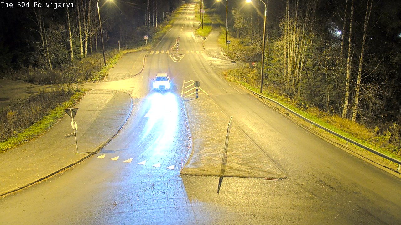 Kelikamerat Kuva Tie 504 Polvijärvi, Polvijärvi, Pohjois-Karjala