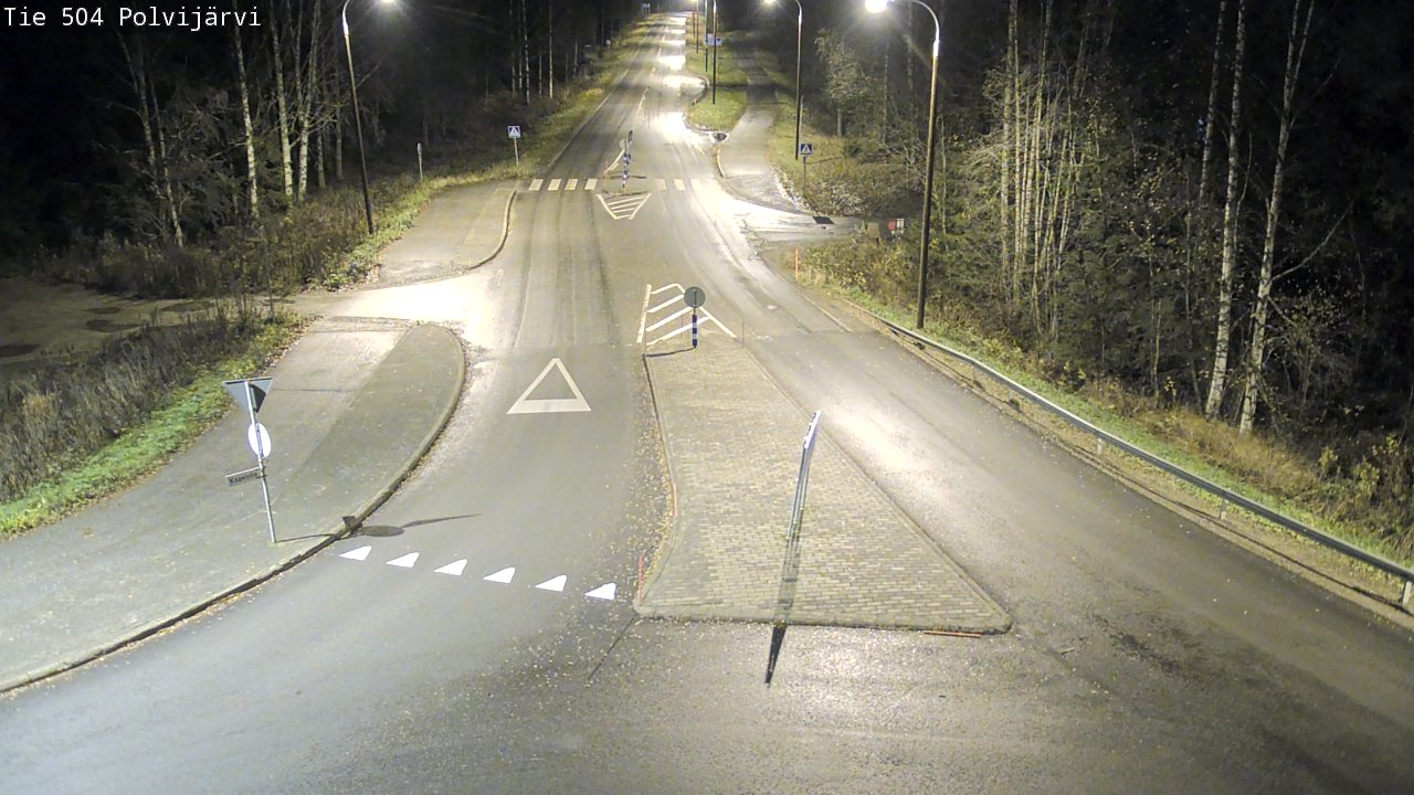 Kelikamerat Kuva Tie 504 Polvijärvi, Polvijärvi, Pohjois-Karjala
