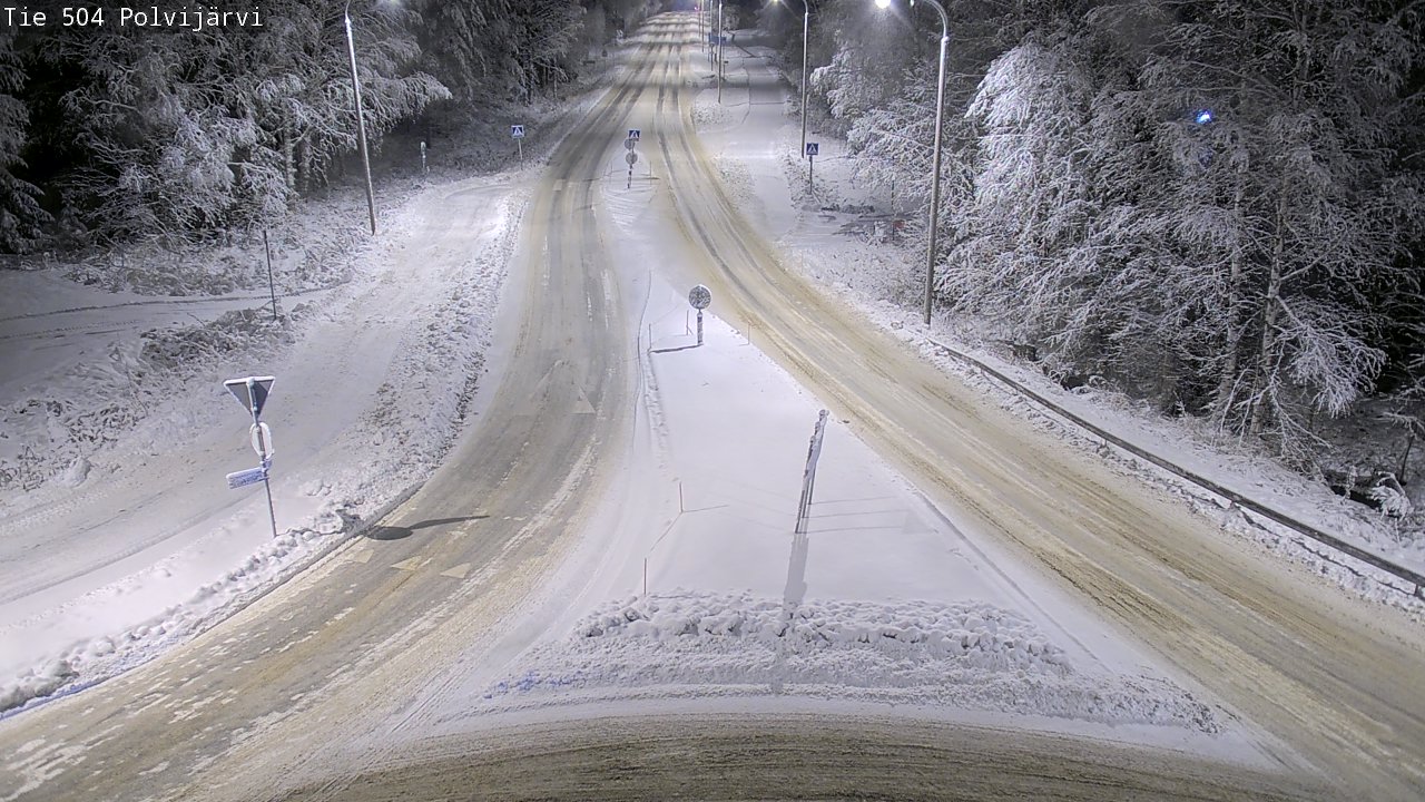 Kelikamerat Kuva Tie 504 Polvijärvi, Polvijärvi, Pohjois-Karjala
