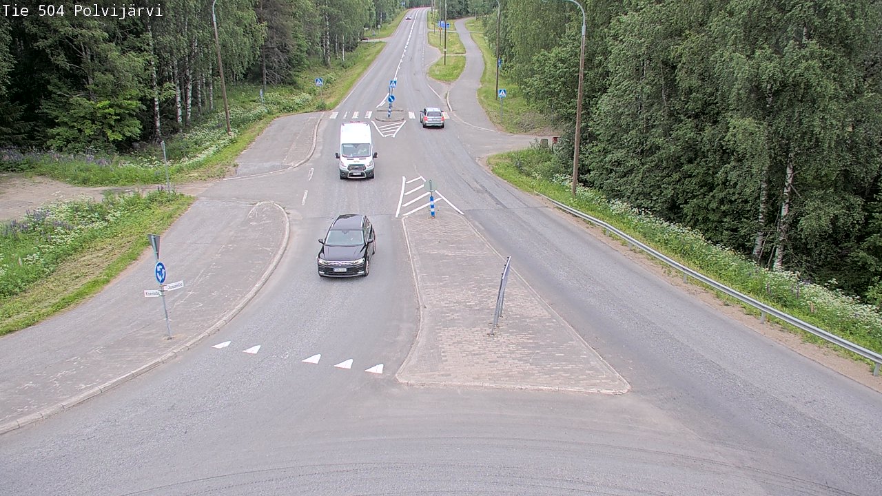 Kelikamerat Kuva Tie 504 Polvijärvi, Polvijärvi, Pohjois-Karjala