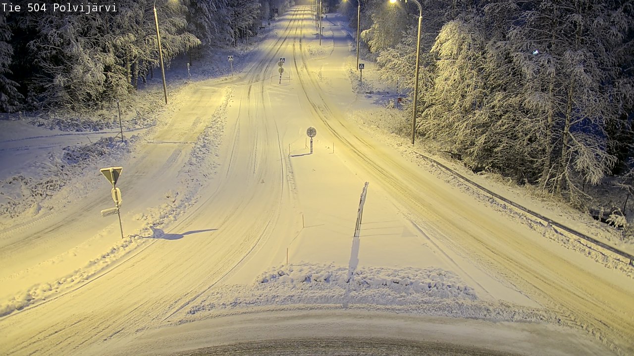 Kelikamerat Kuva Tie 504 Polvijärvi, Polvijärvi, Pohjois-Karjala
