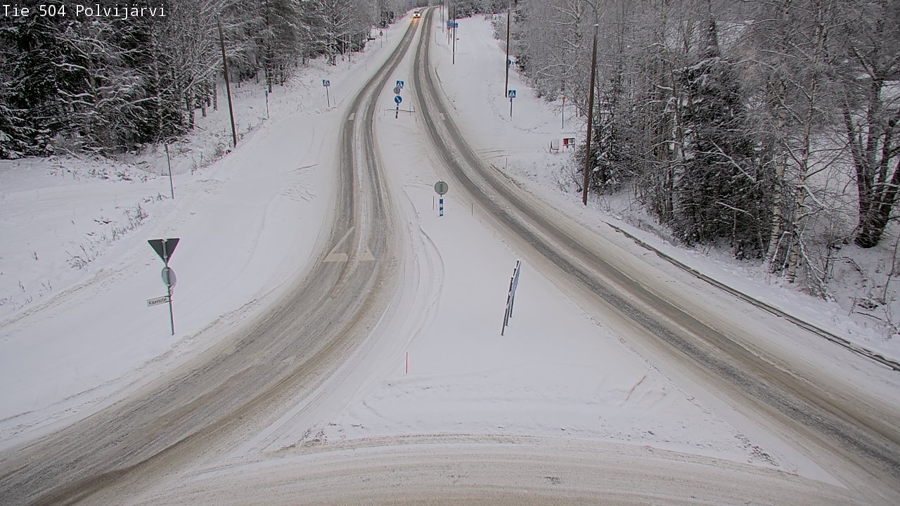 Kelikamerat Kuva Tie 504 Polvijärvi, Polvijärvi, Pohjois-Karjala