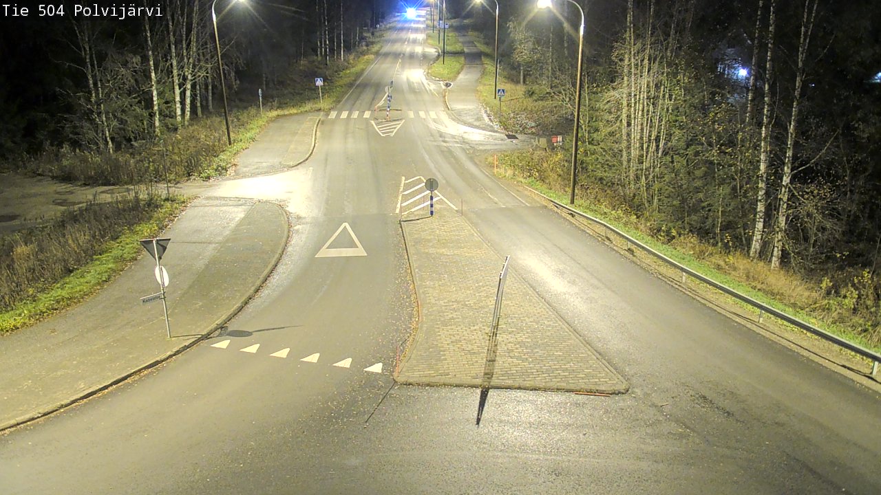 Kelikamerat Kuva Tie 504 Polvijärvi, Polvijärvi, Pohjois-Karjala