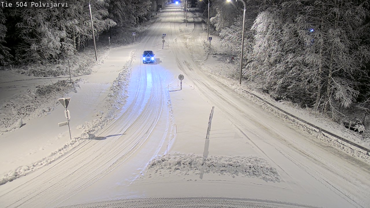 Kelikamerat Kuva Tie 504 Polvijärvi, Polvijärvi, Pohjois-Karjala
