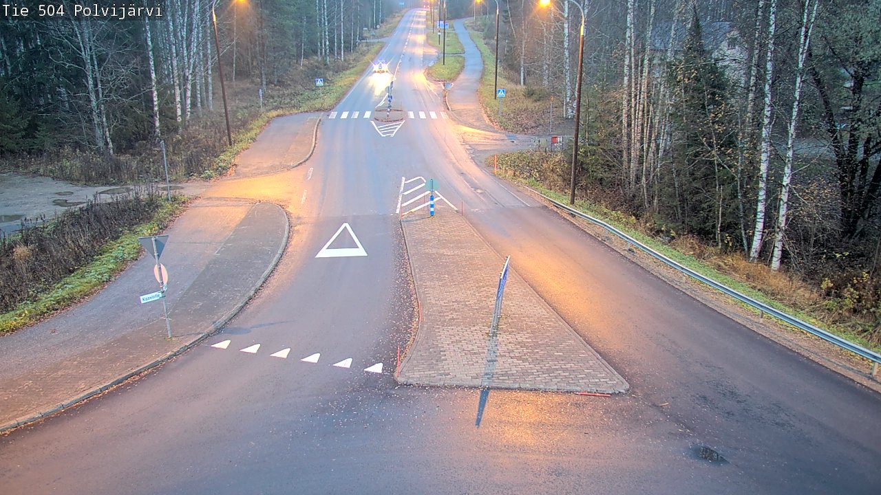 Kelikamerat Kuva Tie 504 Polvijärvi, Polvijärvi, Pohjois-Karjala