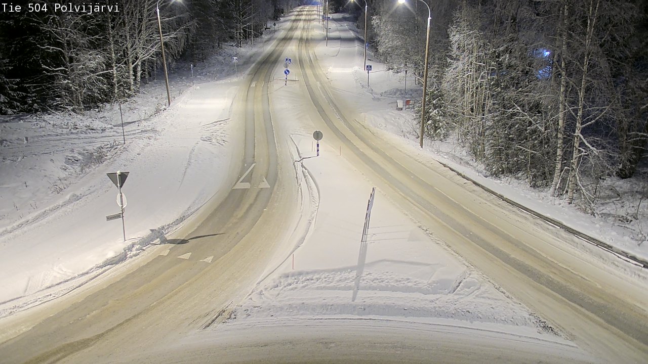 Kelikamerat Kuva Tie 504 Polvijärvi, Polvijärvi, Pohjois-Karjala