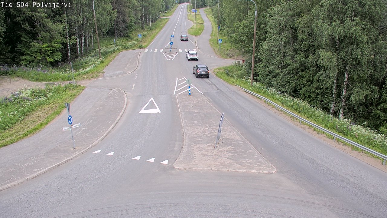 Kelikamerat Kuva Tie 504 Polvijärvi, Polvijärvi, Pohjois-Karjala