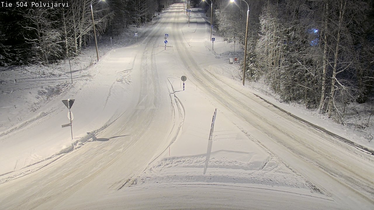Kelikamerat Kuva Tie 504 Polvijärvi, Polvijärvi, Pohjois-Karjala