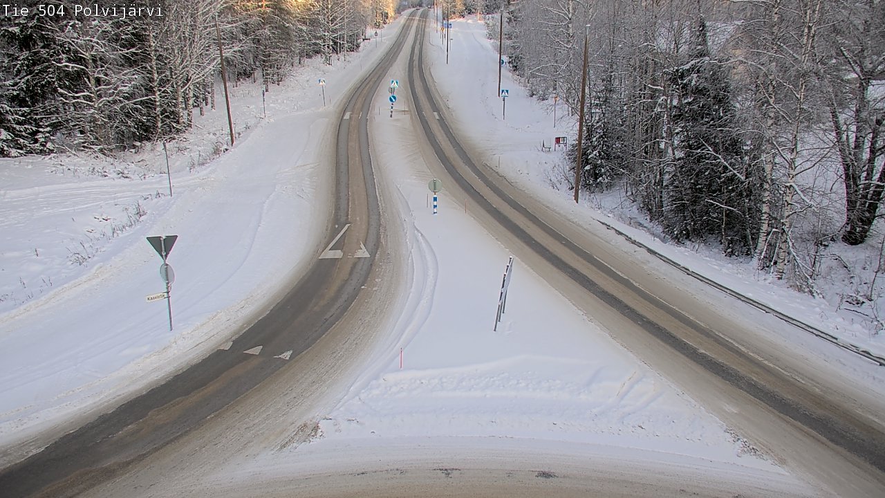 Kelikamerat Kuva Tie 504 Polvijärvi, Polvijärvi, Pohjois-Karjala