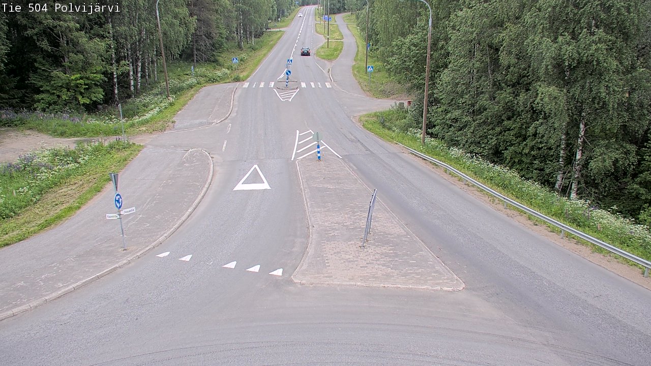 Kelikamerat Kuva Tie 504 Polvijärvi, Polvijärvi, Pohjois-Karjala