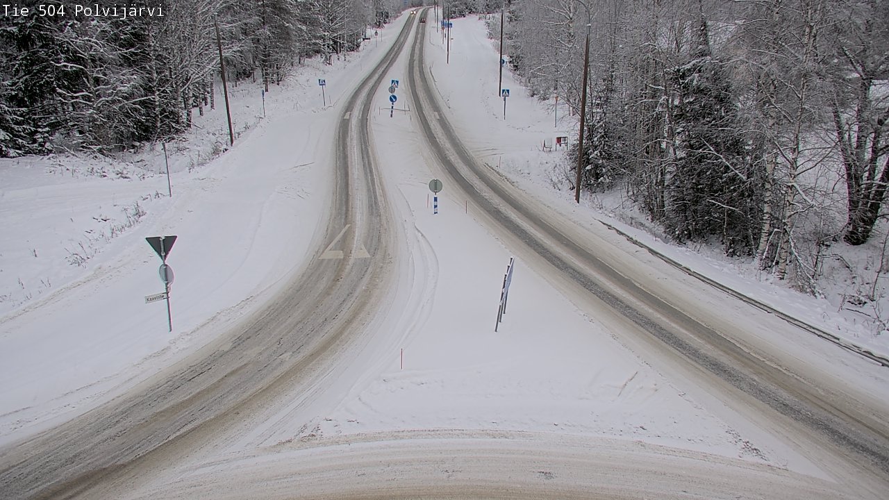 Kelikamerat Kuva Tie 504 Polvijärvi, Polvijärvi, Pohjois-Karjala