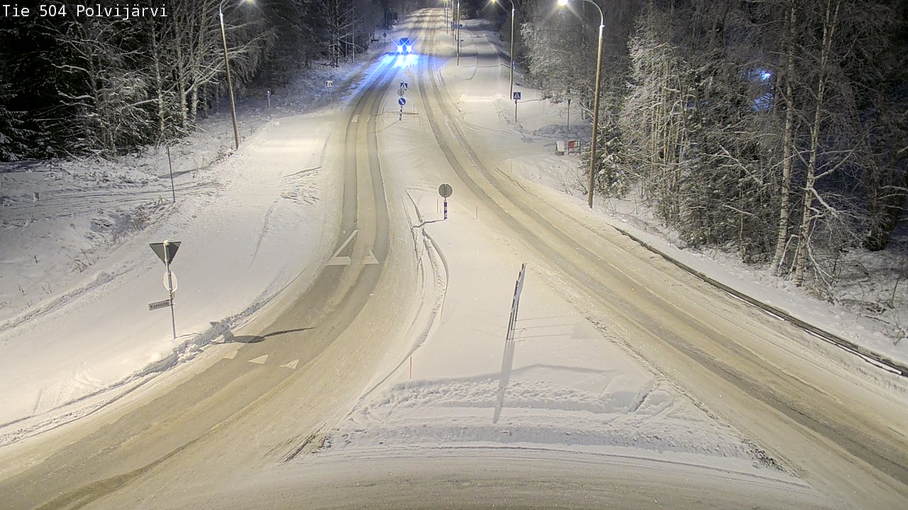 Kelikamerat Kuva Tie 504 Polvijärvi, Polvijärvi, Pohjois-Karjala