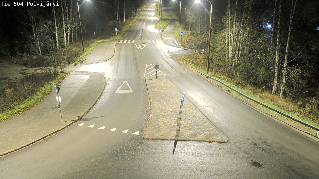 Kelikamerat Kuva Tie 504 Polvijärvi, Polvijärvi, Pohjois-Karjala