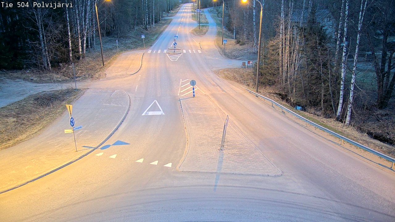Weather Camera Image Road 504 Polvijärvi, Polvijärvi, Pohjois-Karjala