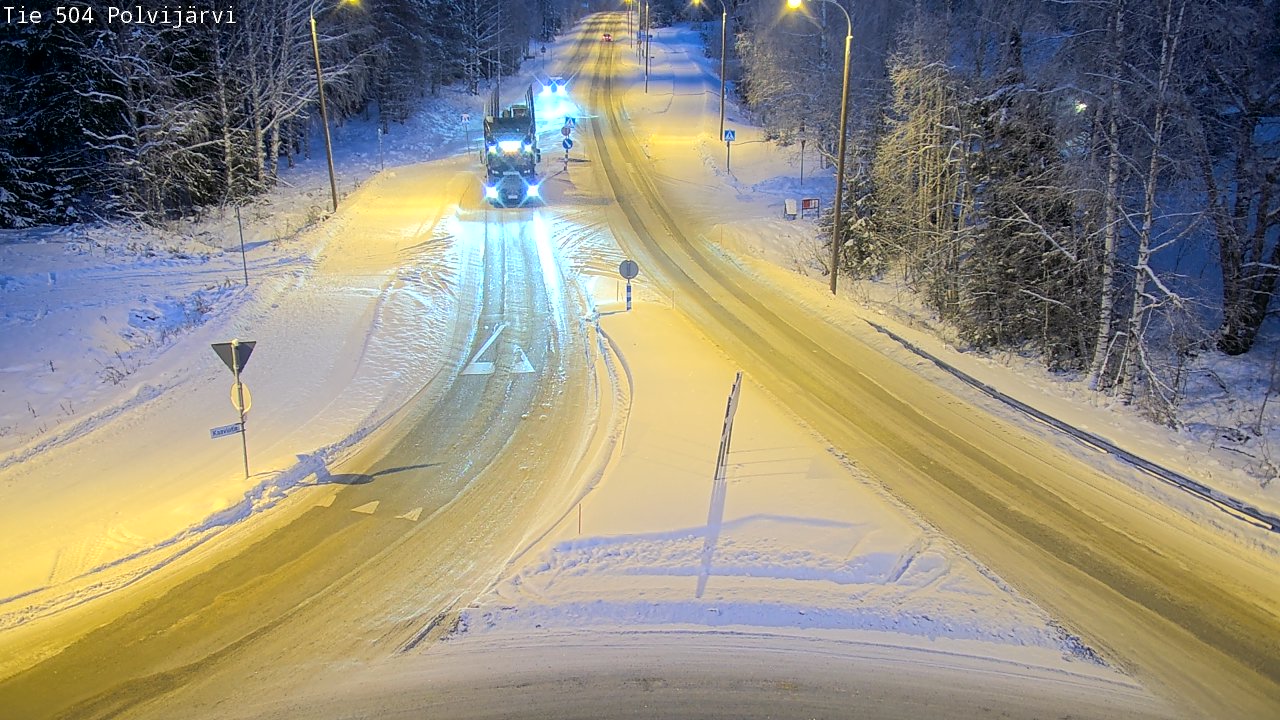 Kelikamerat Kuva Tie 504 Polvijärvi, Polvijärvi, Pohjois-Karjala