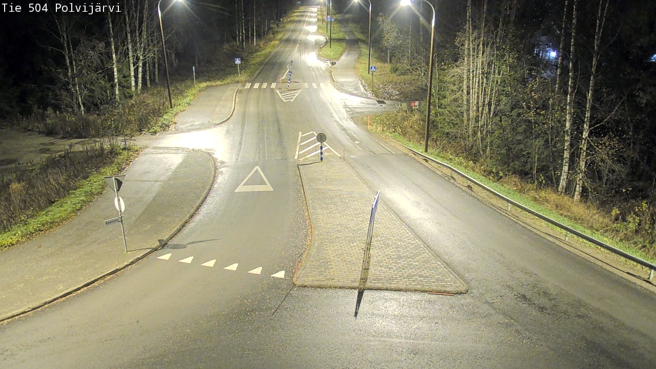 Kelikamerat Kuva Tie 504 Polvijärvi, Polvijärvi, Pohjois-Karjala