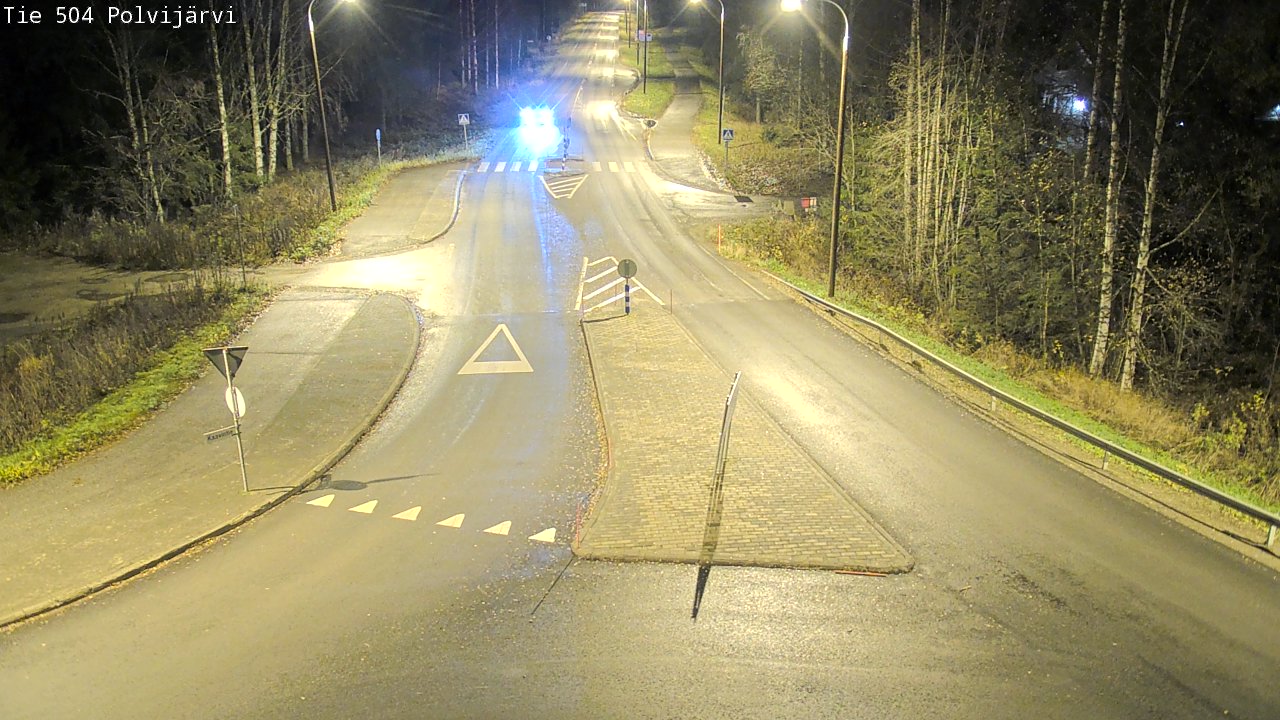 Kelikamerat Kuva Tie 504 Polvijärvi, Polvijärvi, Pohjois-Karjala