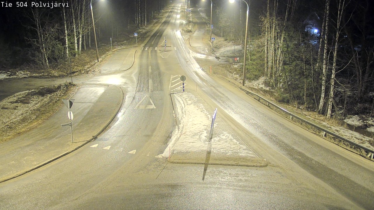 Weather Camera Image Road 504 Polvijärvi, Polvijärvi, Pohjois-Karjala