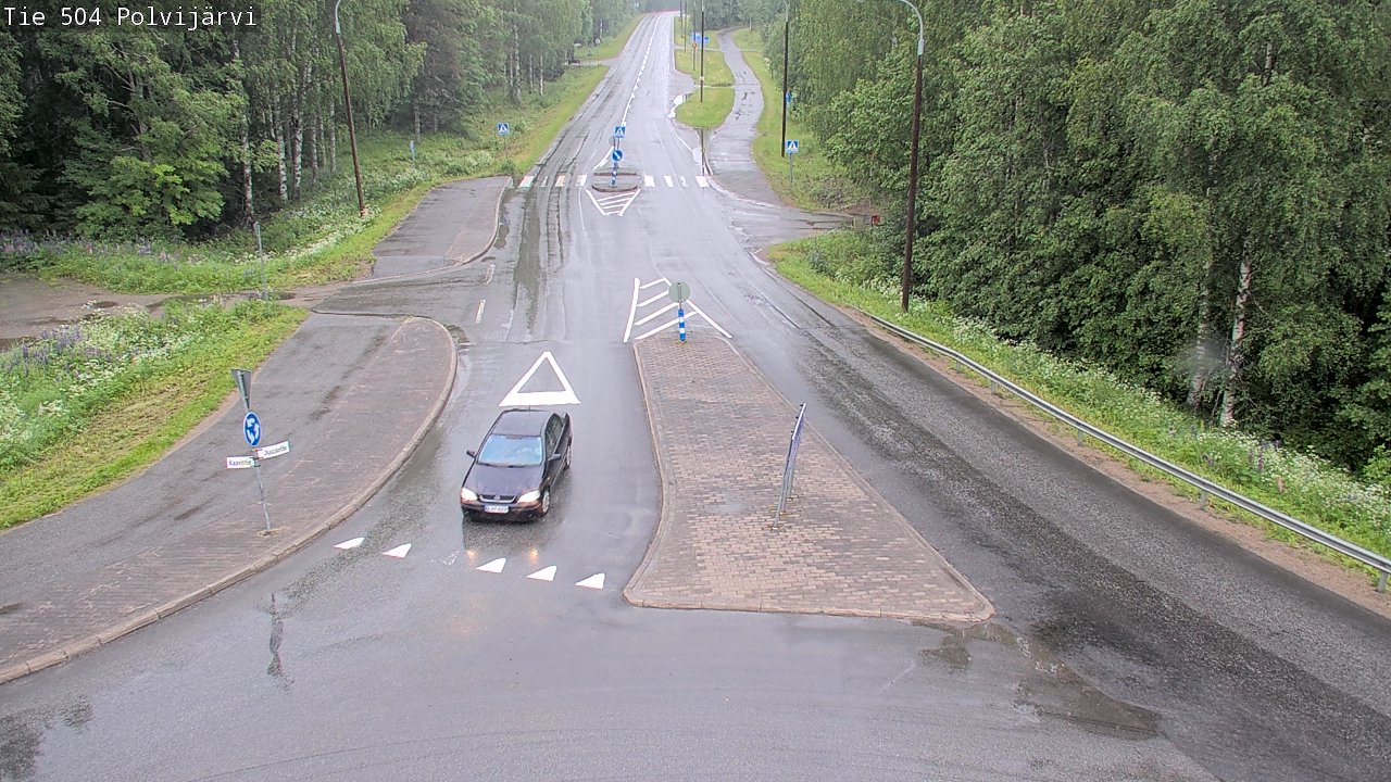 Kelikamerat Kuva Tie 504 Polvijärvi, Polvijärvi, Pohjois-Karjala