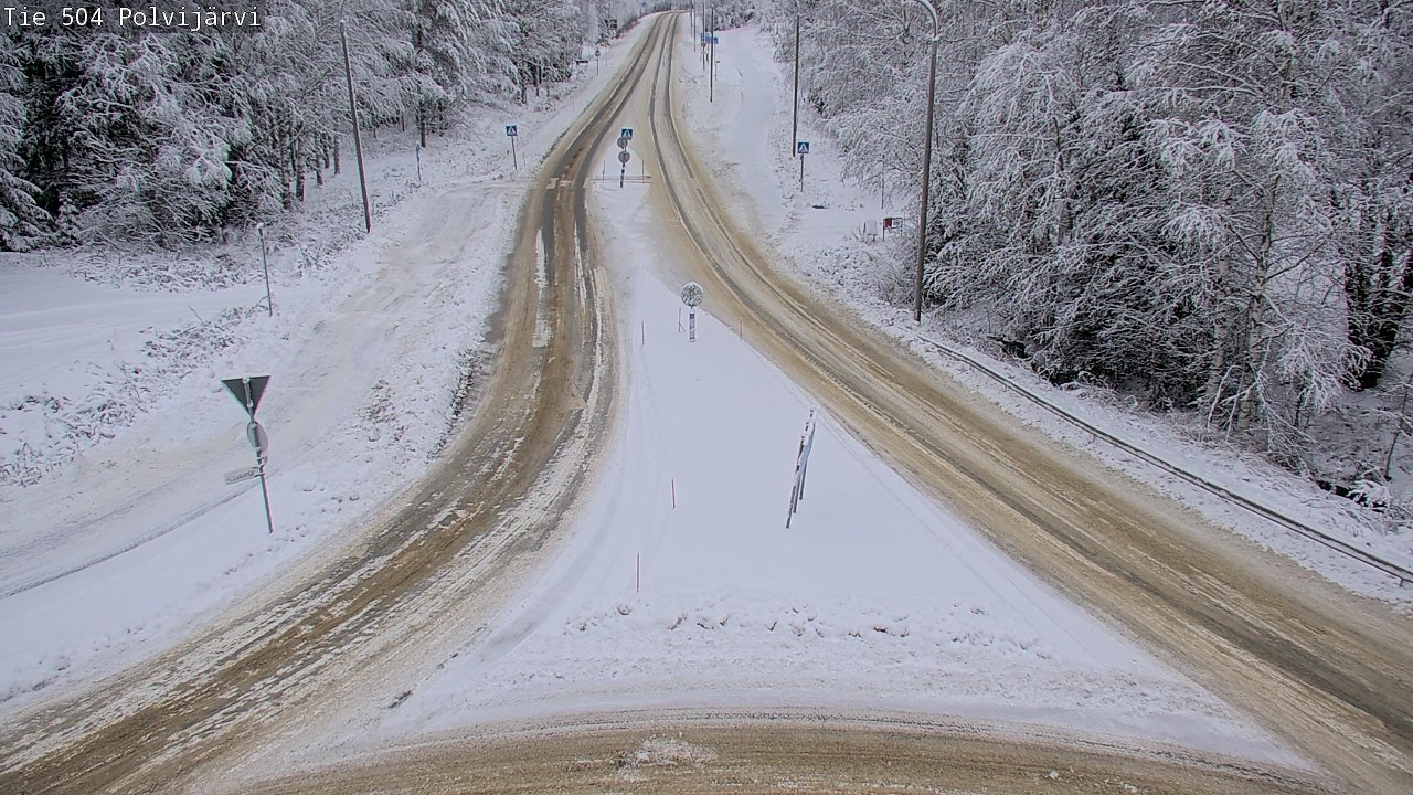 Kelikamerat Kuva Tie 504 Polvijärvi, Polvijärvi, Pohjois-Karjala