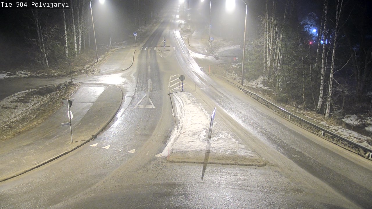 Weather Camera Image Road 504 Polvijärvi, Polvijärvi, Pohjois-Karjala