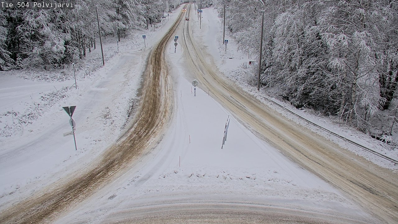 Kelikamerat Kuva Tie 504 Polvijärvi, Polvijärvi, Pohjois-Karjala