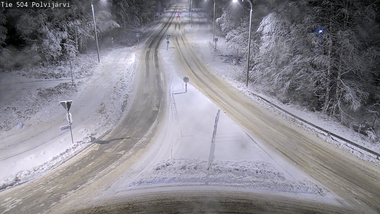 Kelikamerat Kuva Tie 504 Polvijärvi, Polvijärvi, Pohjois-Karjala