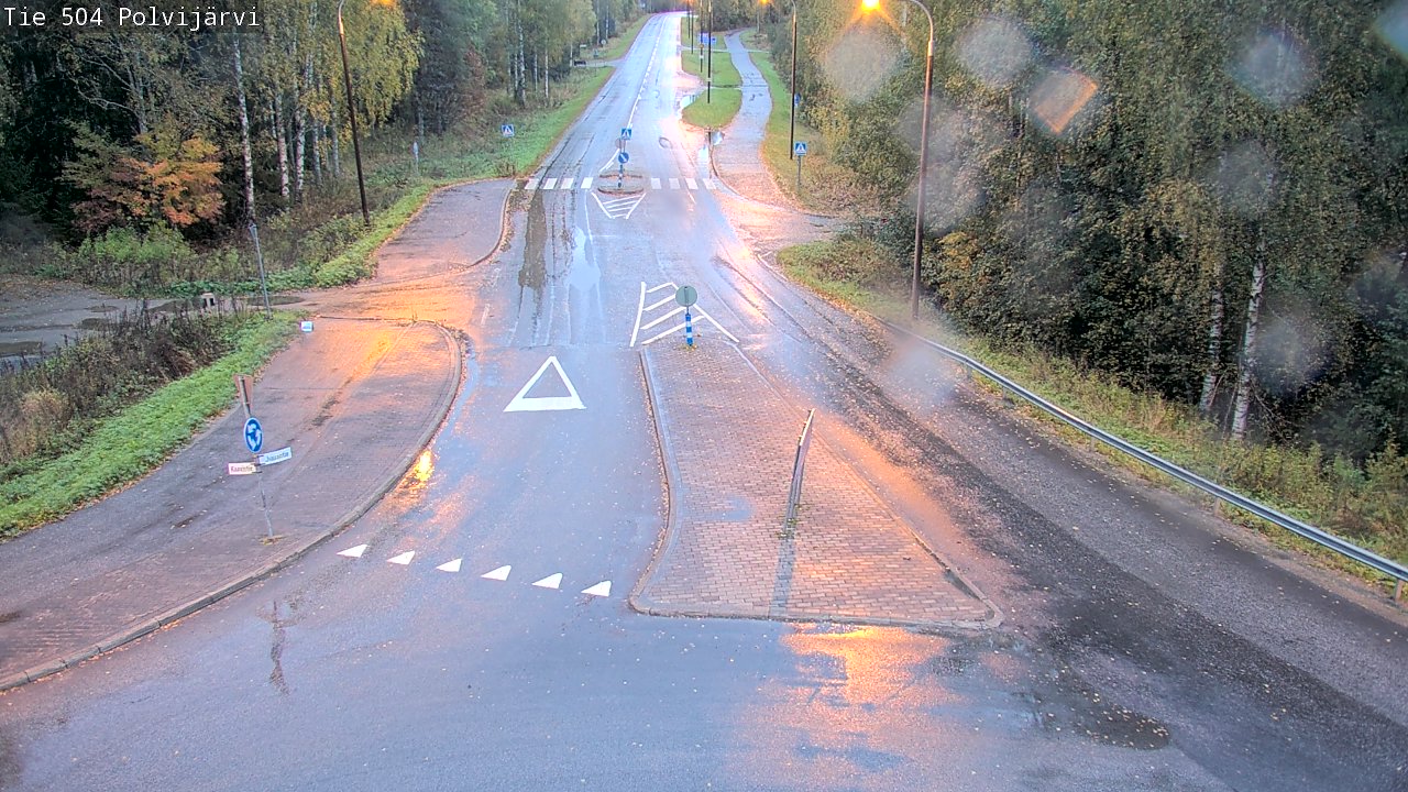 Kelikamerat Kuva Tie 504 Polvijärvi, Polvijärvi, Pohjois-Karjala