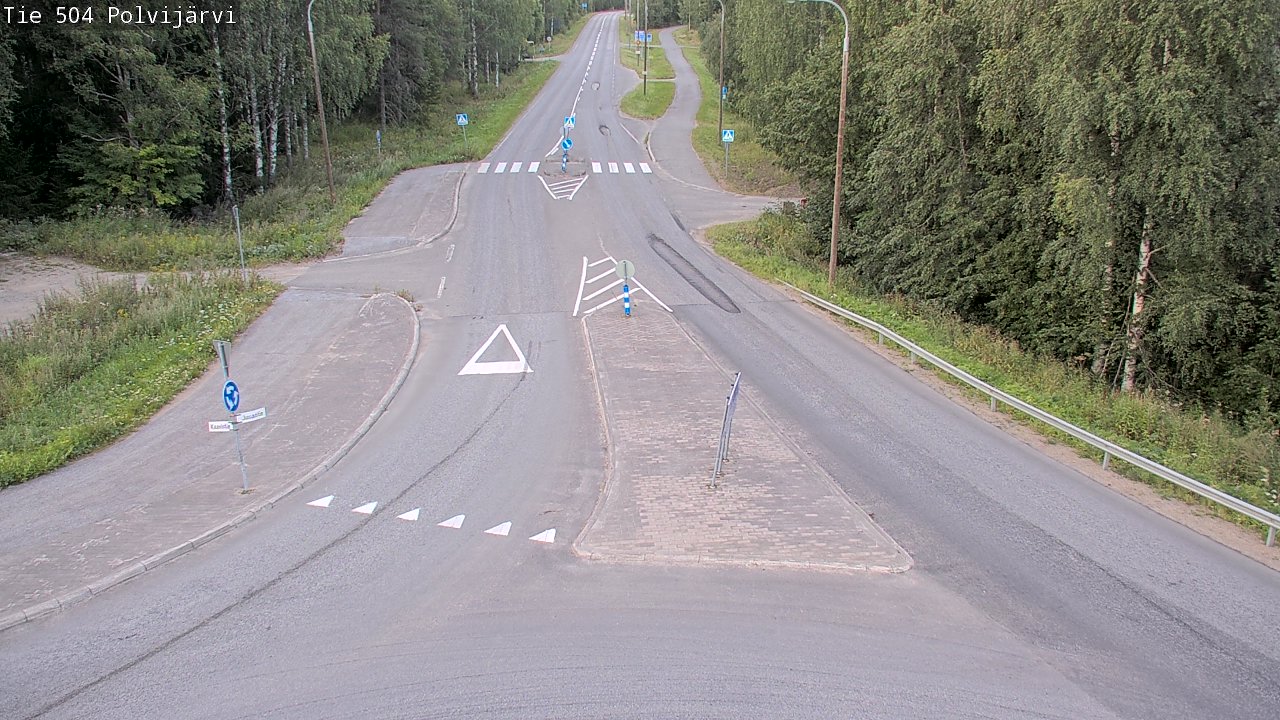 Weather Camera Image Road 504 Polvijärvi, Polvijärvi, Pohjois-Karjala