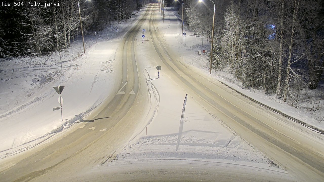 Kelikamerat Kuva Tie 504 Polvijärvi, Polvijärvi, Pohjois-Karjala