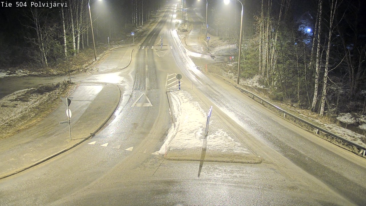 Weather Camera Image Road 504 Polvijärvi, Polvijärvi, Pohjois-Karjala