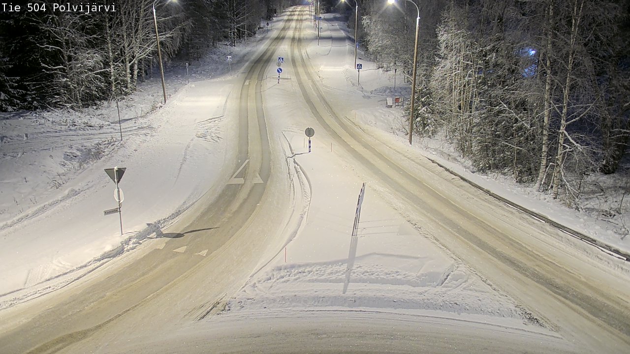 Kelikamerat Kuva Tie 504 Polvijärvi, Polvijärvi, Pohjois-Karjala