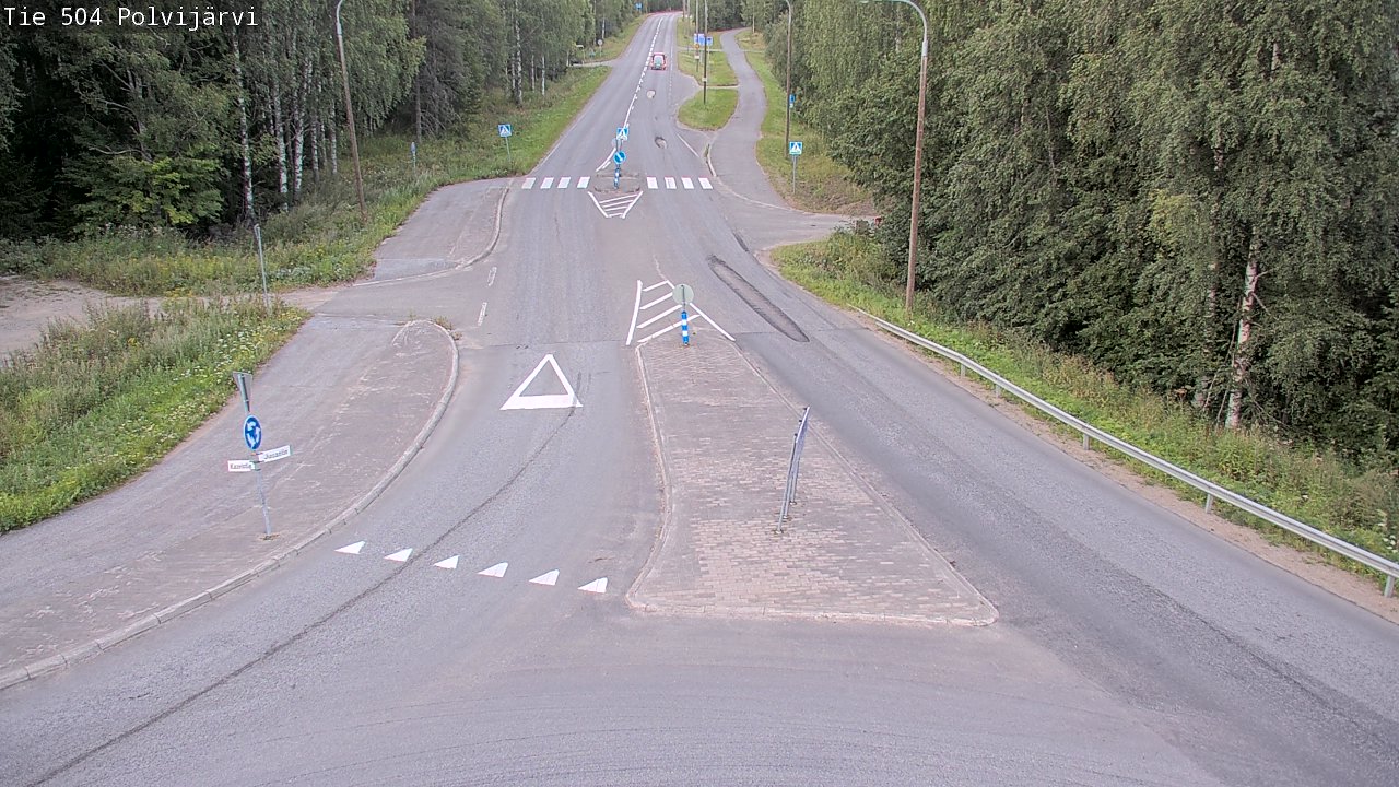 Weather Camera Image Road 504 Polvijärvi, Polvijärvi, Pohjois-Karjala