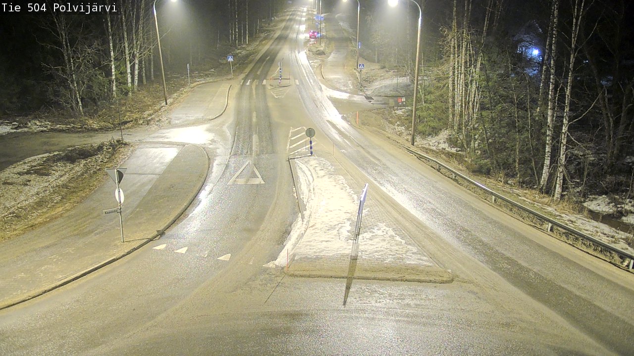 Weather Camera Image Road 504 Polvijärvi, Polvijärvi, Pohjois-Karjala