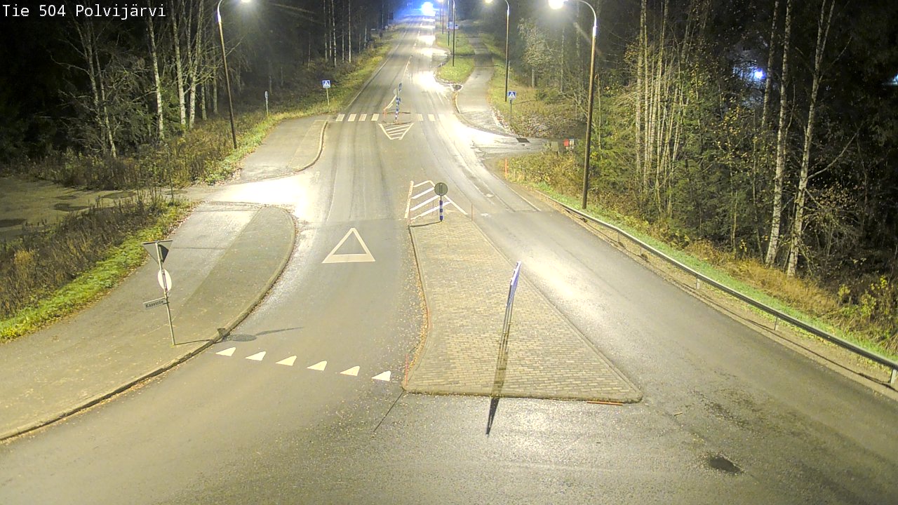 Kelikamerat Kuva Tie 504 Polvijärvi, Polvijärvi, Pohjois-Karjala