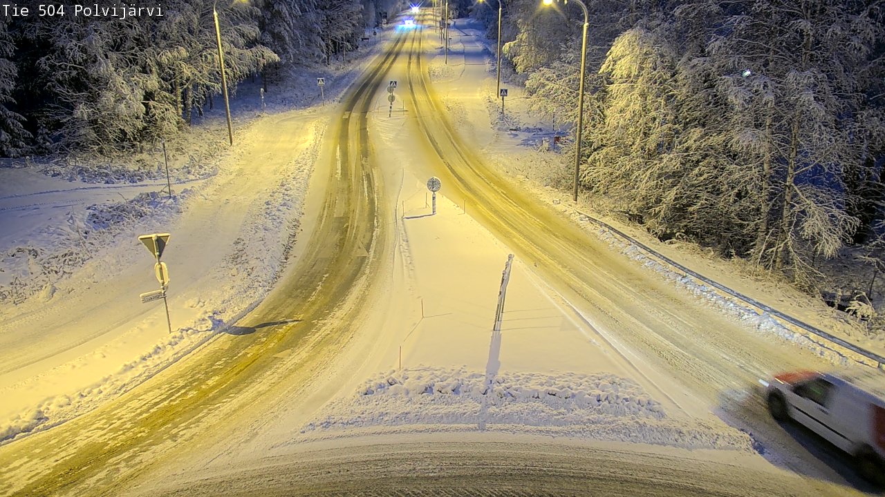Kelikamerat Kuva Tie 504 Polvijärvi, Polvijärvi, Pohjois-Karjala