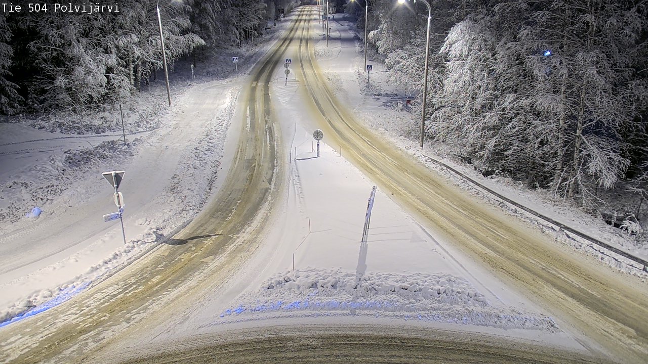 Kelikamerat Kuva Tie 504 Polvijärvi, Polvijärvi, Pohjois-Karjala
