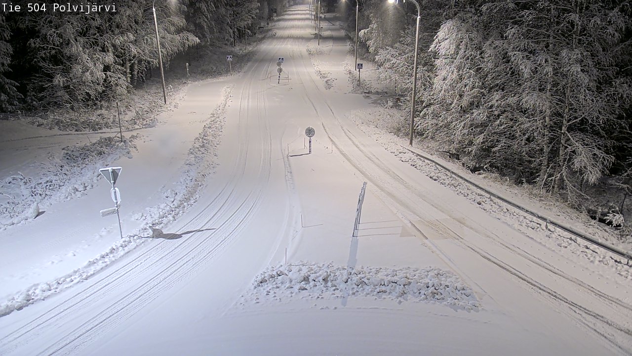 Kelikamerat Kuva Tie 504 Polvijärvi, Polvijärvi, Pohjois-Karjala