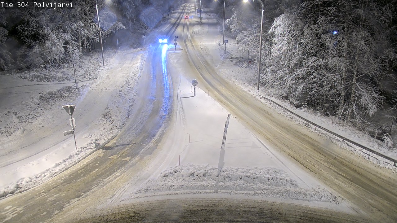 Kelikamerat Kuva Tie 504 Polvijärvi, Polvijärvi, Pohjois-Karjala